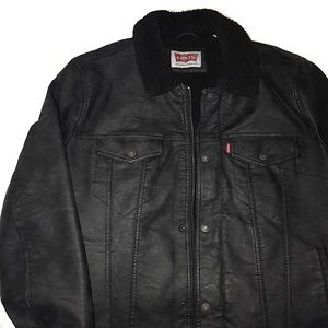 Levi Leather Sherpa